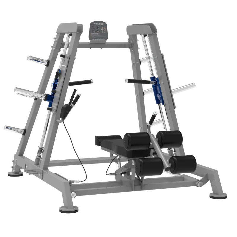 China Commercial Gym Fitness Equipment  PL39 Plate Loaded Bending Down T Bar Row Chest Back Workout Machine