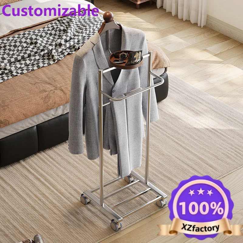 Factory Direct 2026 Office suit hanger suit hanger jacket hanger hotel suite coat rack vertical floor rack