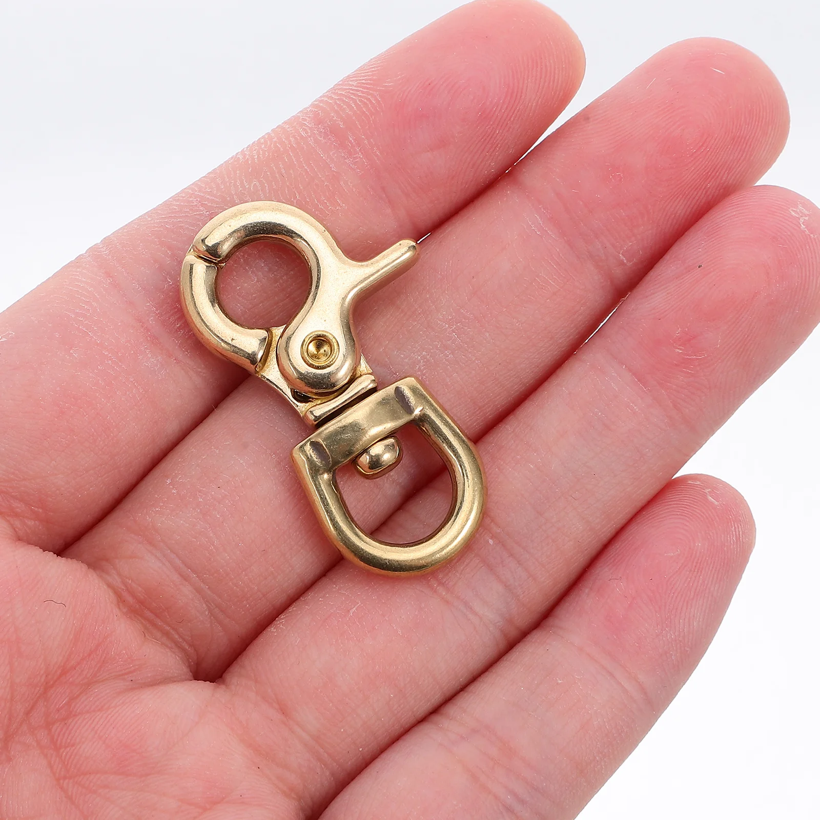 

4 шт. поворотные карабины, латунные вращающиеся застежки-омары для брелка, зажимы для ремешка, сумка для изготовления ювелирных изделий своими руками, ремесленные проекты, весна
