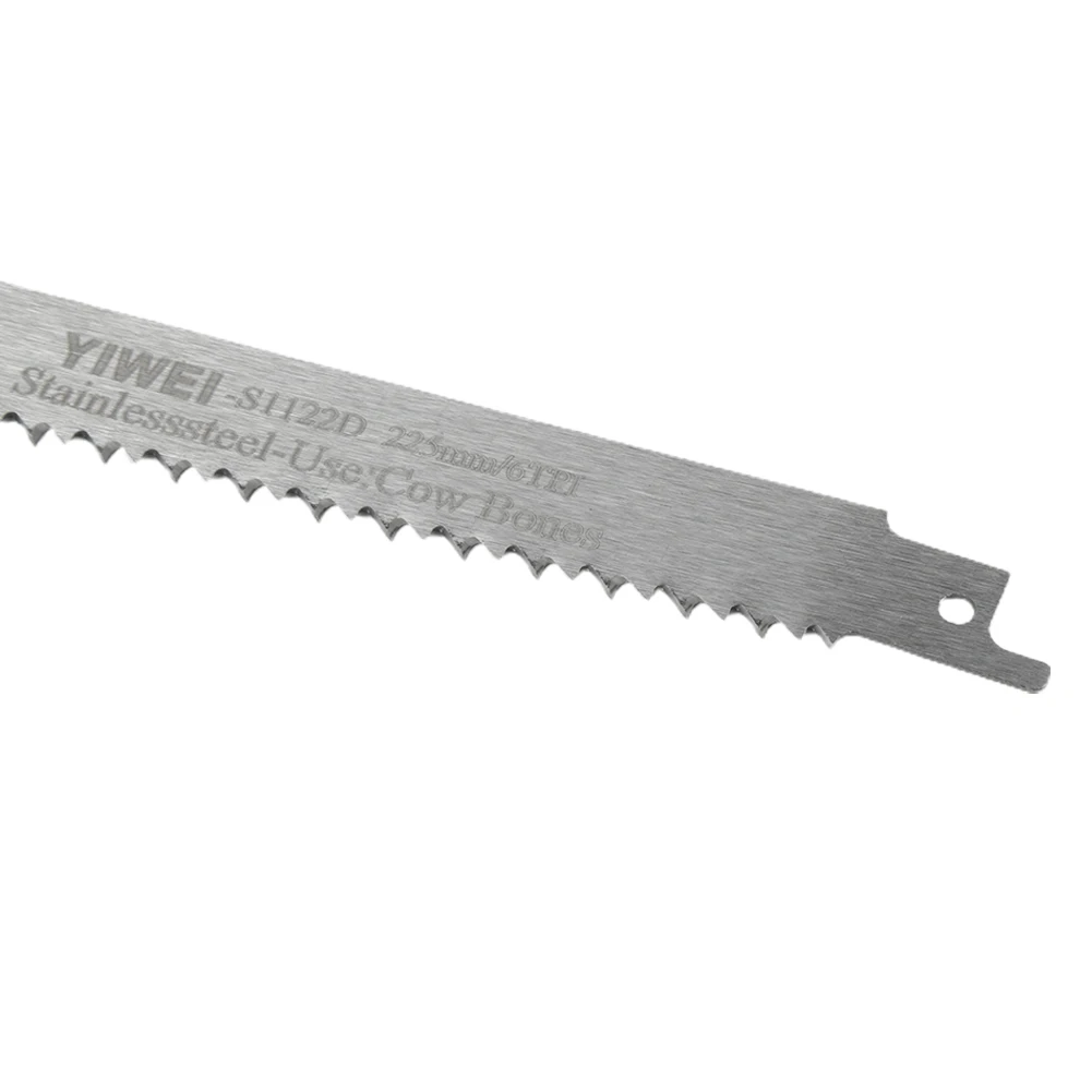 Saw Saw Blade 225mm/8.85in 6TPI Firm And Stable S1122D Silver Stainless Steel For: Cutting Bone Meat Brand New