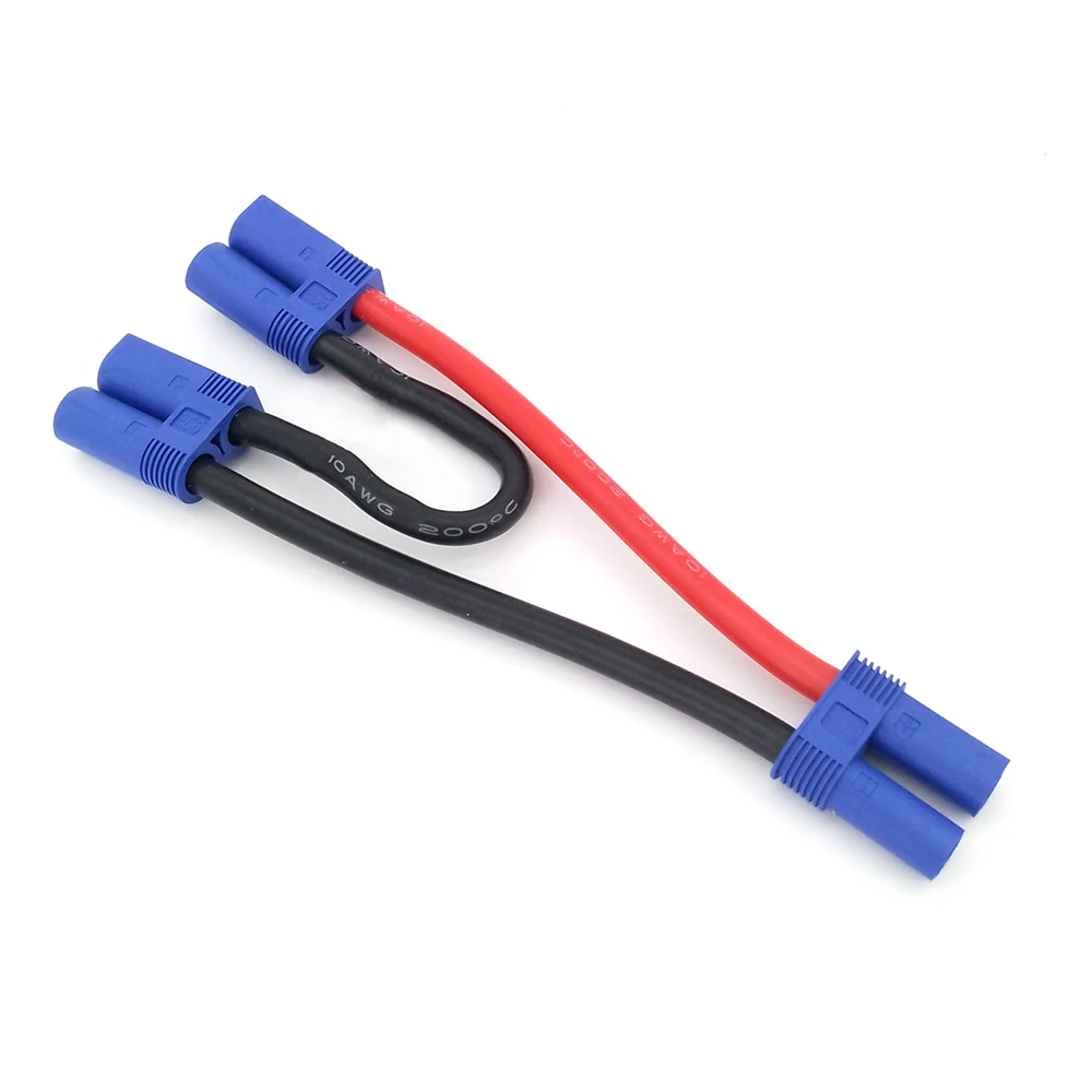 1PC Batterij Serie Verbindingsadapter EC5 Connector 10AWG Kabel Lipo Batterij ESC Connector voor RC Boot Auto Vliegtuig