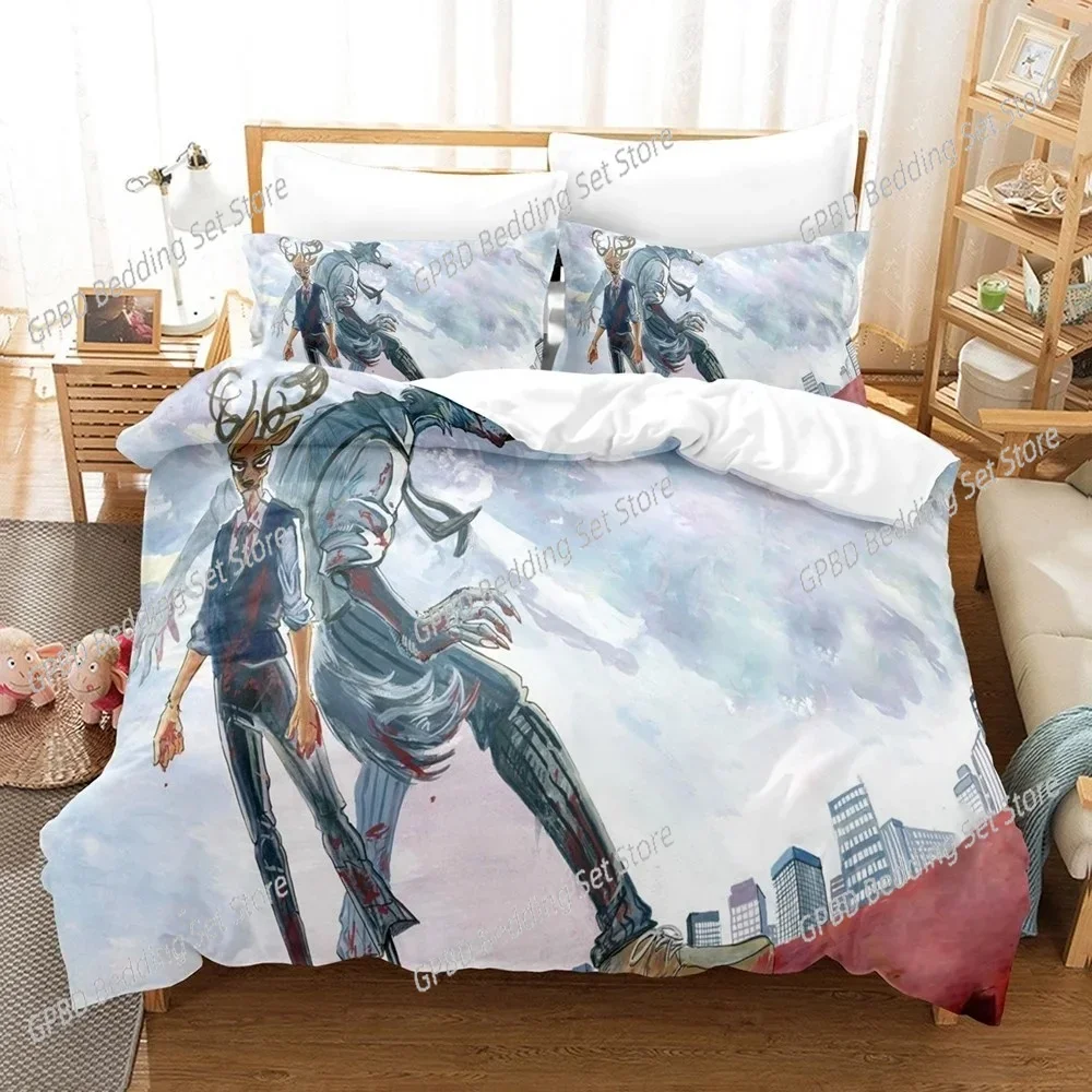 3d Print Beastars Bedding Sets Kids Anime Duvet Cover Set Comforter Bed Linen Twin Queen King Single Size Dropshipping Gift Boys