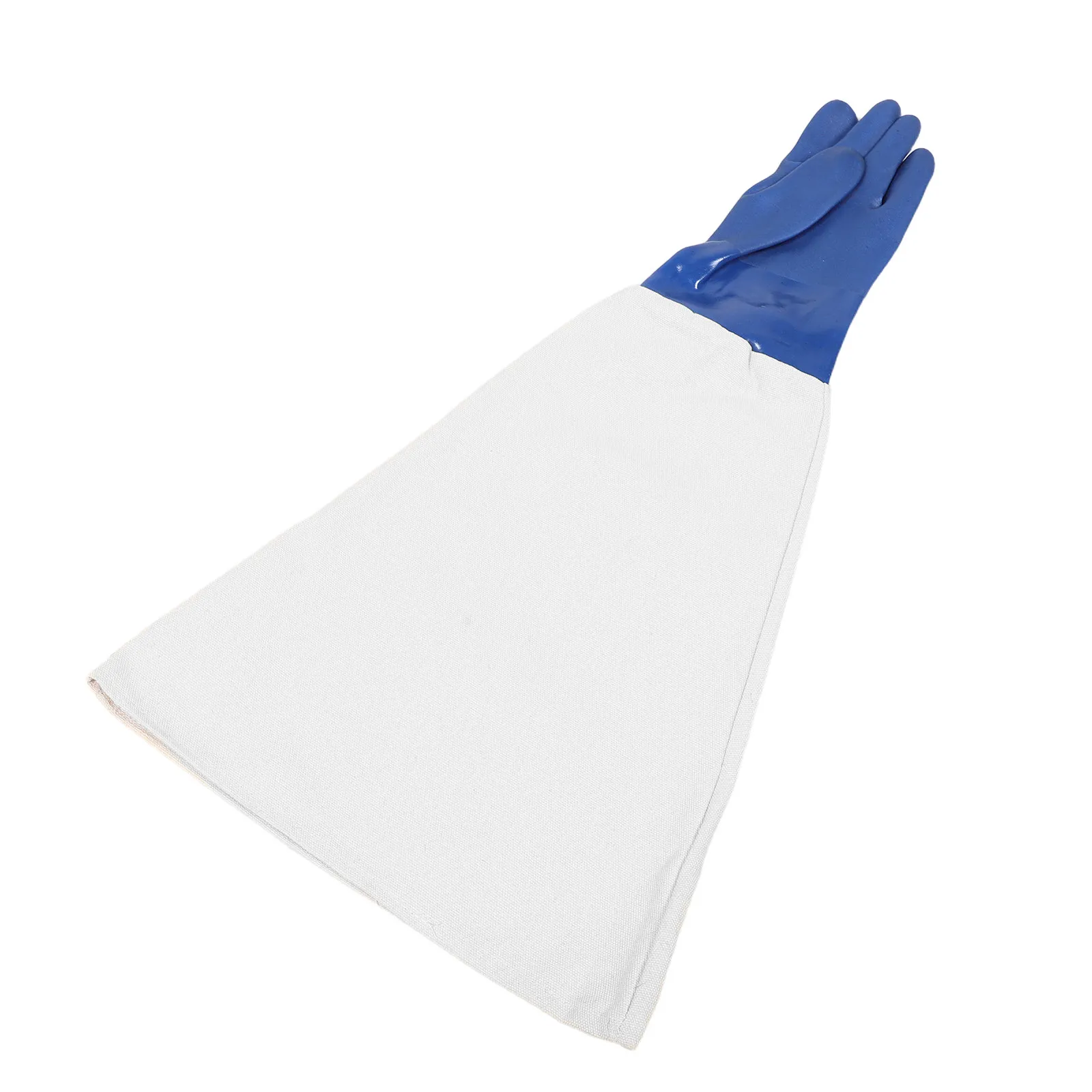 Heavy Duty Sandblasting Cabinet Gloves Thickened Abrasion Resistant Rubber Protective Work Gloves for Cleaning Sand Removal