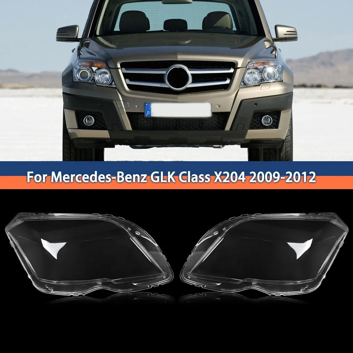 L / R Front Headlamp Cover Shell Car Headlights Lens Cover Lampshdade Headlamp Lamp Clear Shell For BMW X3 E83 2004-2011