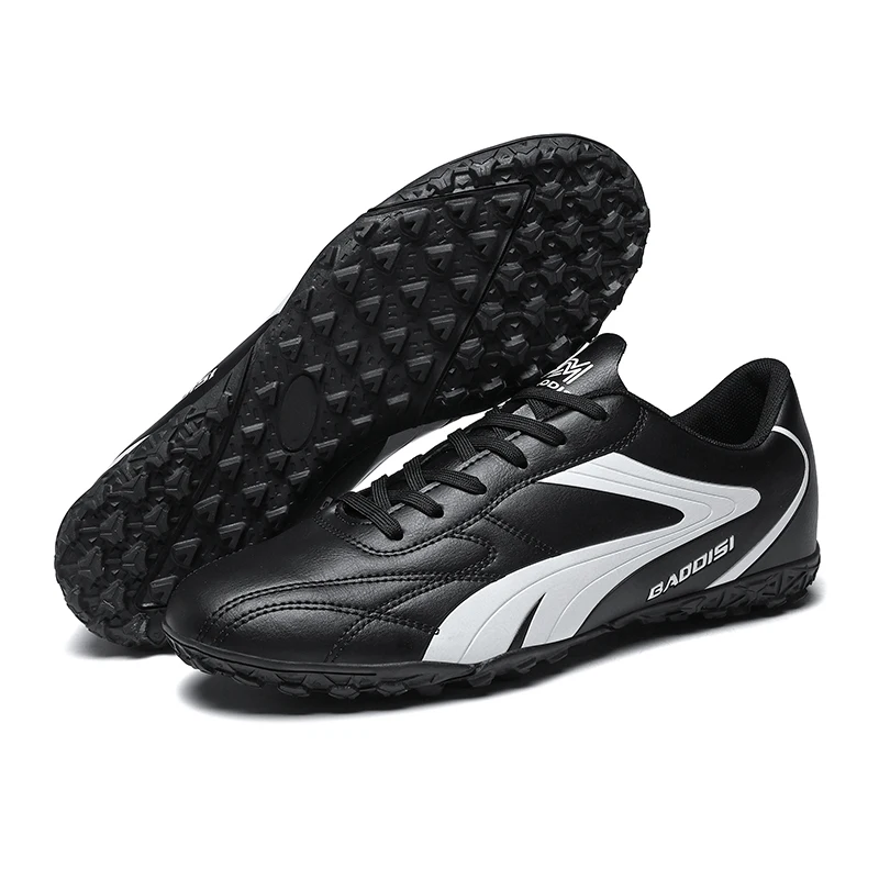 

New Low-top Lace Up Soccer Shoes Long Studs TF Studded Cleats for Outdoor Training Match