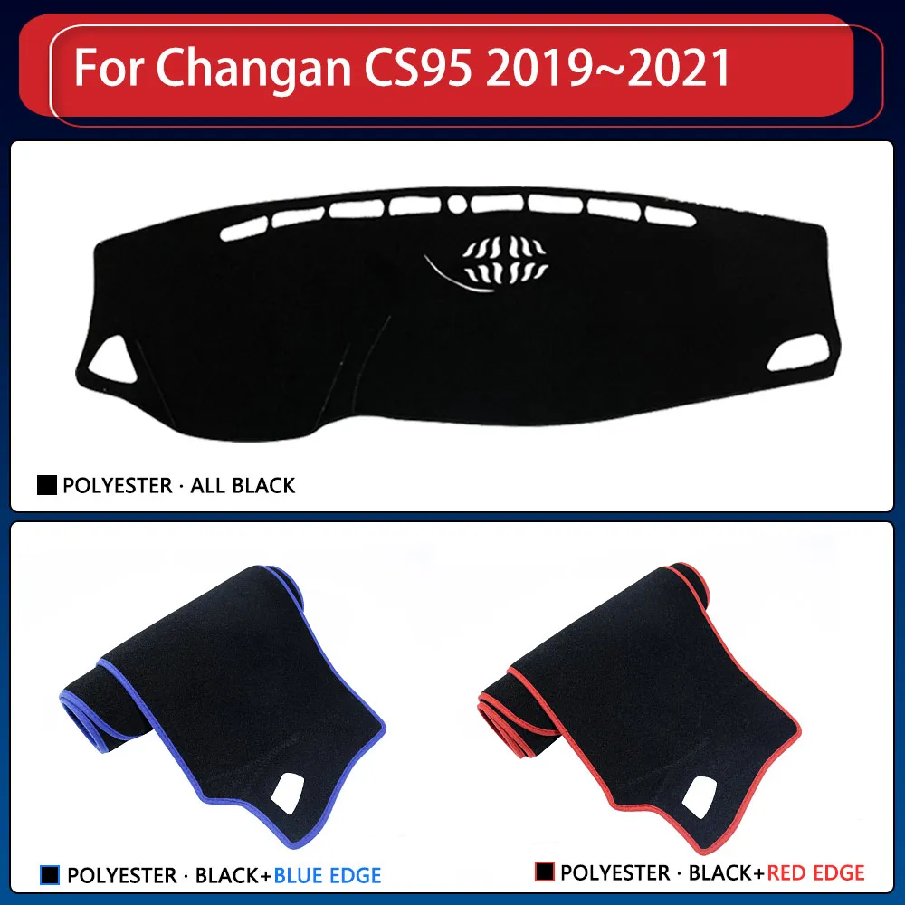 Dashboard for Changan CS95 2019 2020 2021 Anti-Slip Dash Mat Rug Cover Protective Avoid Light Carpet Pad Inner Car Accessories