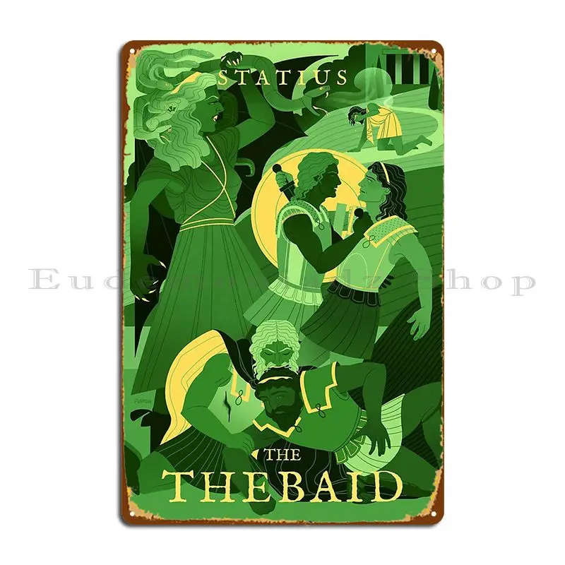 The Thebaid placa de Metal para fiesta, cartel de letrero de hojalata para Club de personajes personalizados