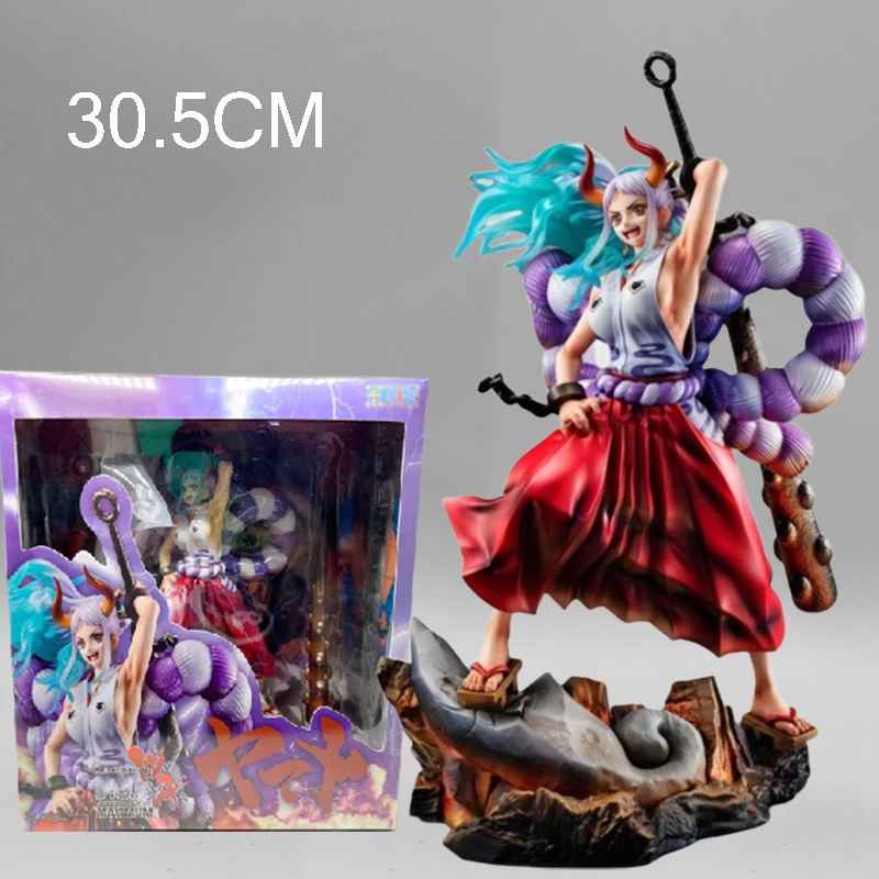 

30.5cm Anime The Grandline Lady Yamato Figurine Wano One Piece Pop Figures Yamato Action Figure Decoration Dolls PVC Model Toys