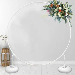 2m Plastic Balloon Arch Ring Giant Big DIY Background Holder Circle Ballon Column Base Frame Baby Birthday Wedding Party Decor