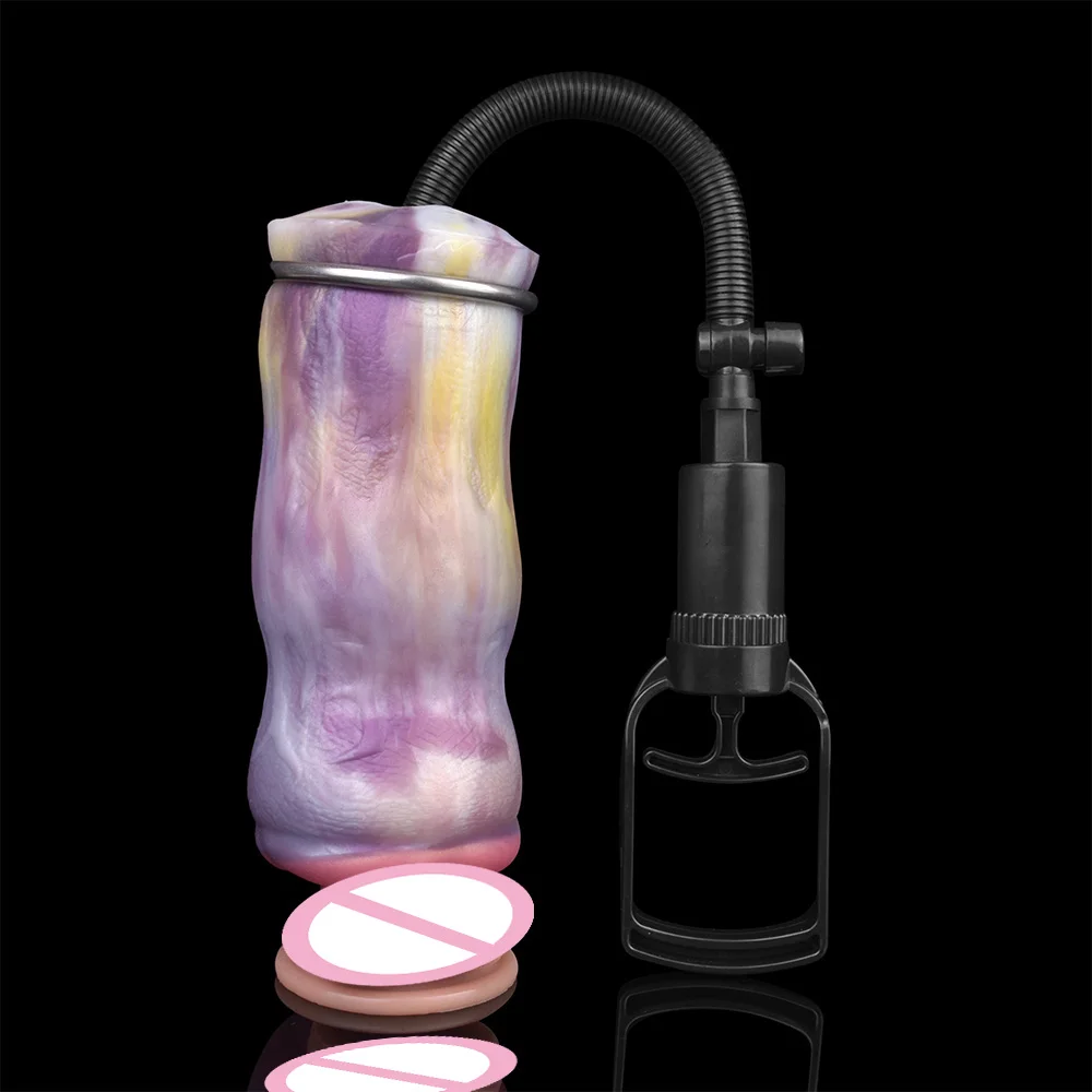 كوب استمناء للرجال من LICKER مع مضخة هواء خيالية ديك متعة أدوات مثيرة مص القضيب اللسان ألعاب جنسية للرجال