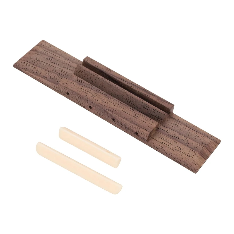 Handcrafted Rosewood Ukulele Bridge Nut And Saddles Set For Smooth Playability