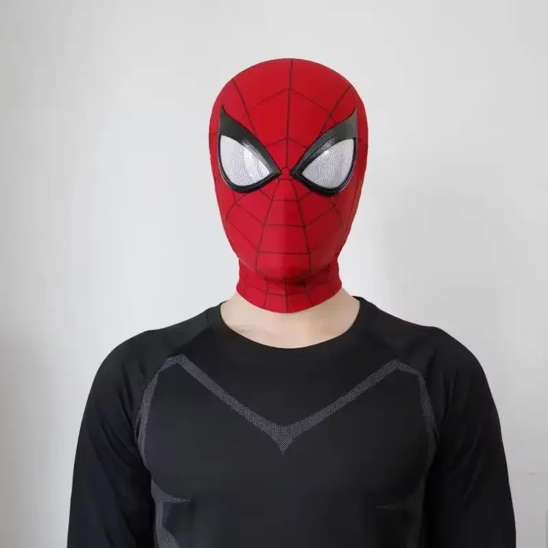 Marvel 1:1 3d homem-aranha máscara nova marca com casca facial artesanal homem-aranha traje de halloween máscara crianças presentes legais