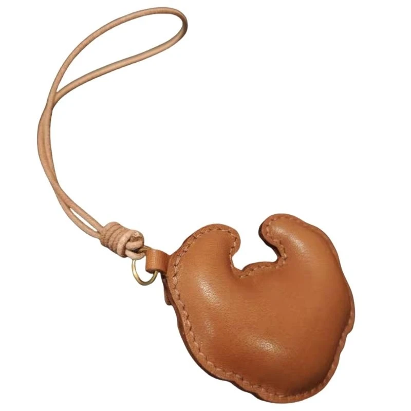 luxurious-leather-horn-bag-decoration-sturdy-leather-horn-bag-pendant-keychain-charm-suitable-for-individualized