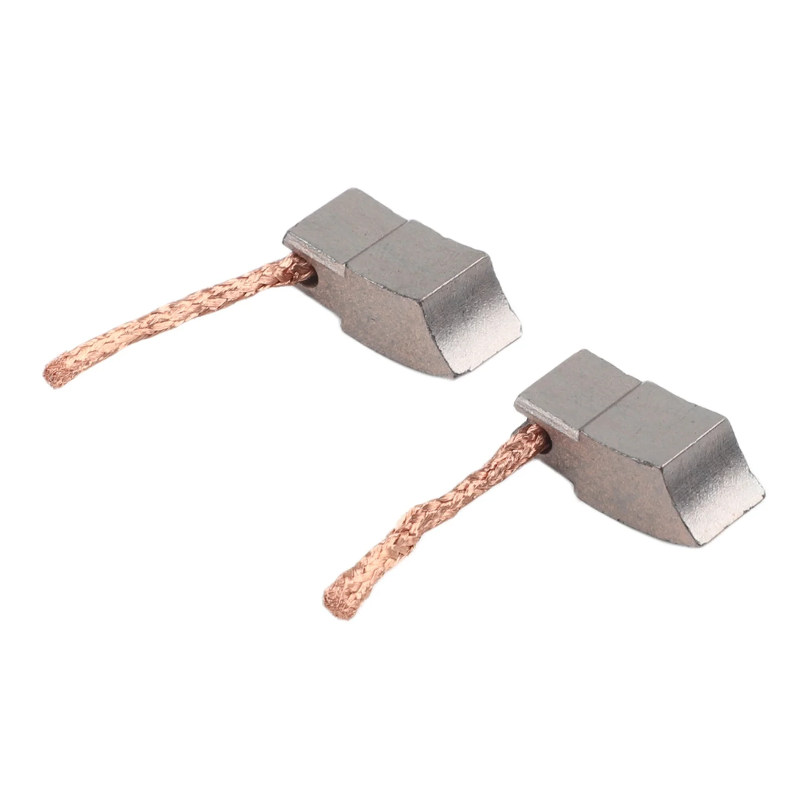 2pcs Carbon Brushes With Wire And Springs For Automotive Electronic Fan Motor Repair Replacement Parts 6.3x8mm 8.2x10mm Tool