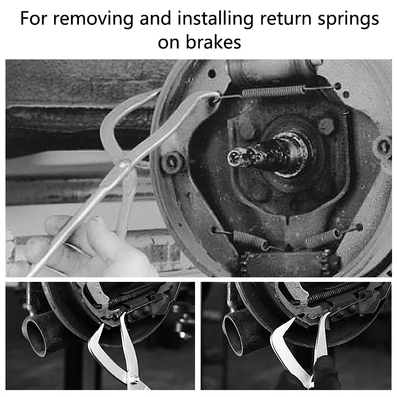 1PC Installer Plier Tools 31cm Car Vehicle Drum Brake Line Shoe Return Spring Repair Car Remover Workshop Tool