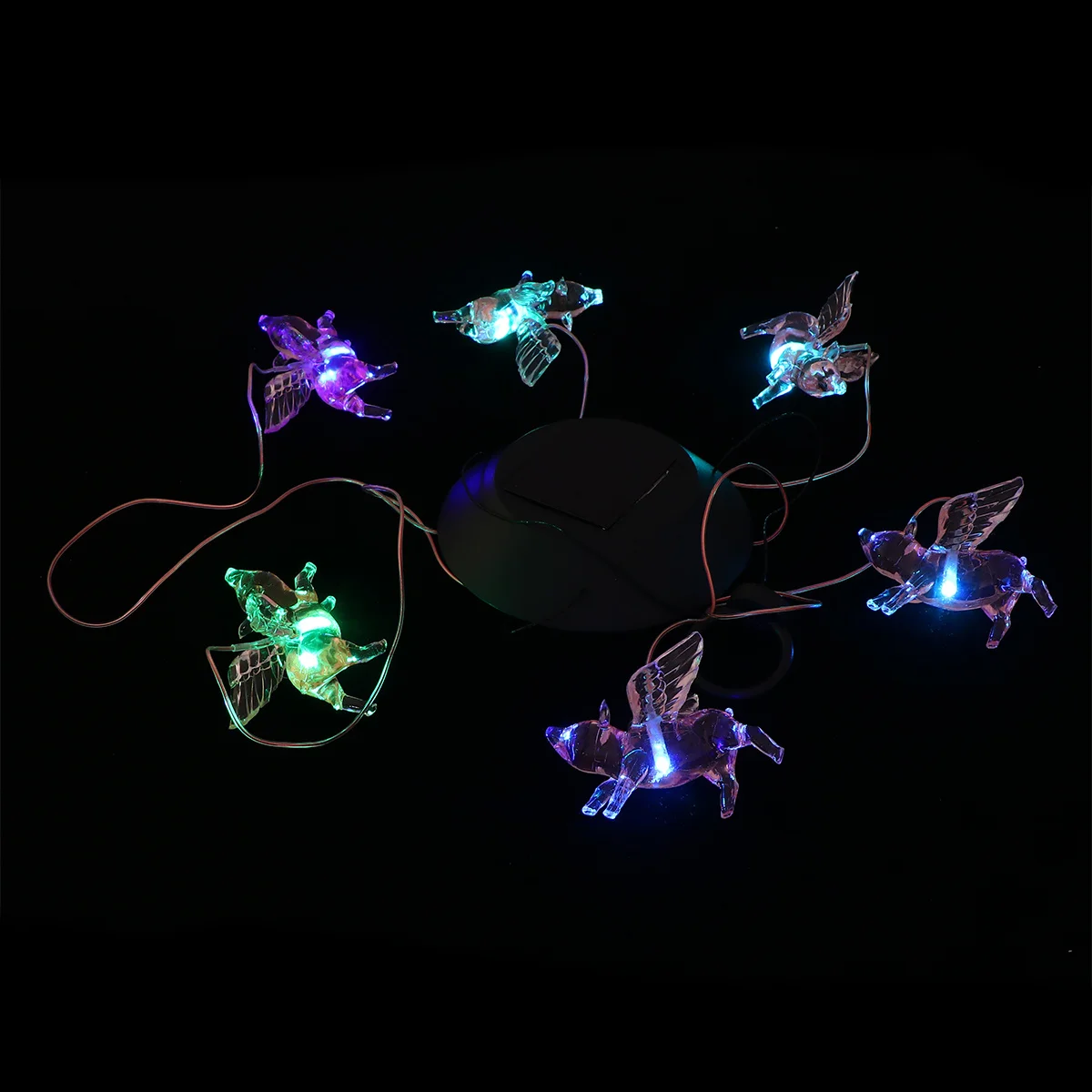 1pc 太陽光発電風鈴ライト LED ランプ庭庭パティオ寝室装飾家の装飾風鈴ライト