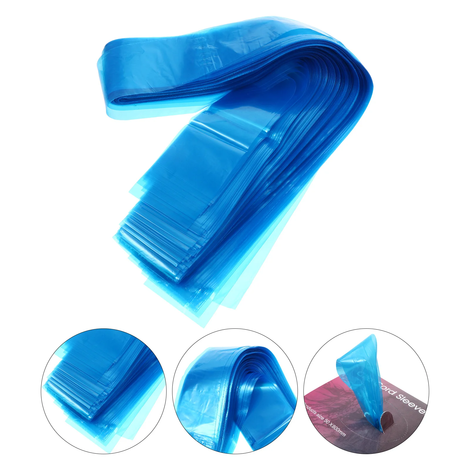 

125Pcs Tattoo Clip Cord Sleeve High Quality Plastic Disposable Machine Cover Clamping Line Protection Ink Stain Safe