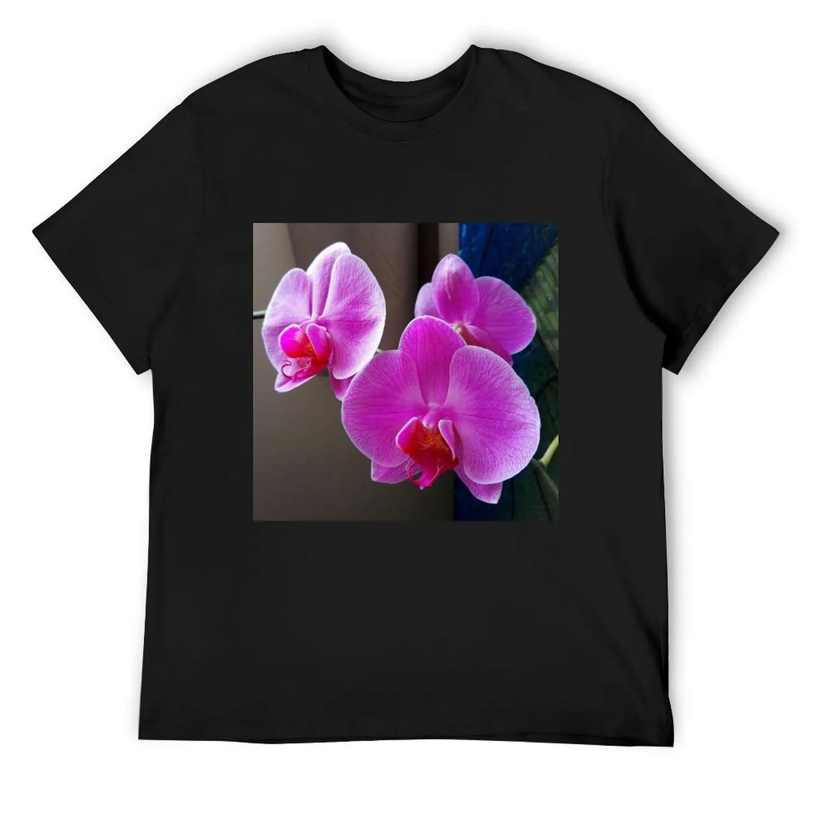 Min's Orchid T-Shirt vintage anime shirt Aesthetic clothing black t-shirts for men