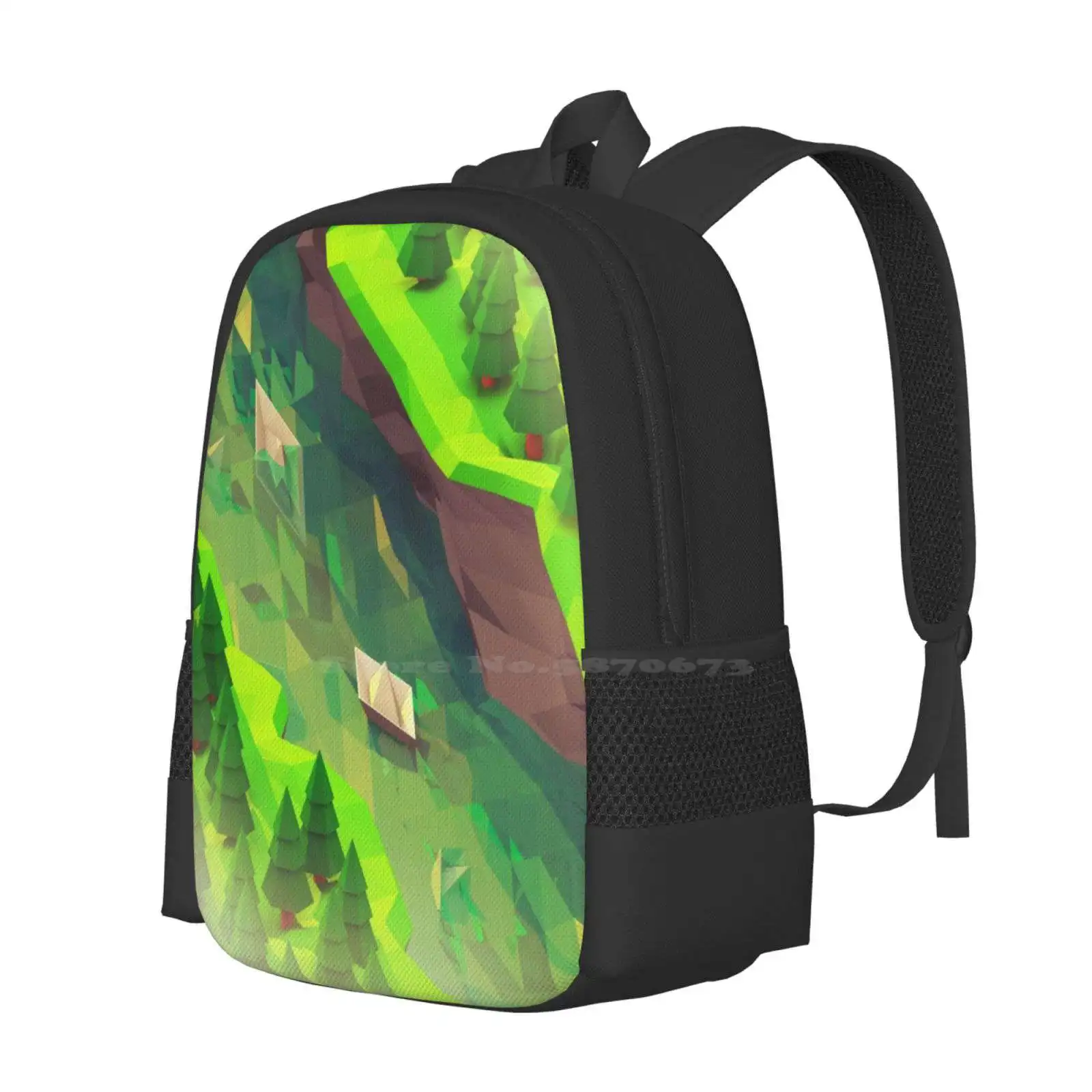 The Way School Bags Travel Laptop Backpack 3D Blender Paper Boat Render Low Poly The Way River Strongrer Stay Strong Hard Work