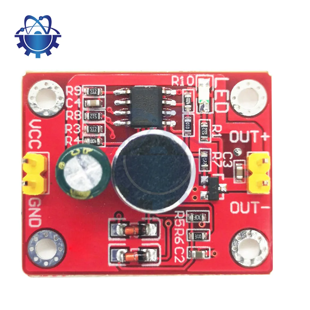 Sonic Delay Module DC3-9V 1.5A Microphone Sonic Delay Direct Drive Voltage 3V-9V LED Motor Driver Board DIY Small Electric Fan