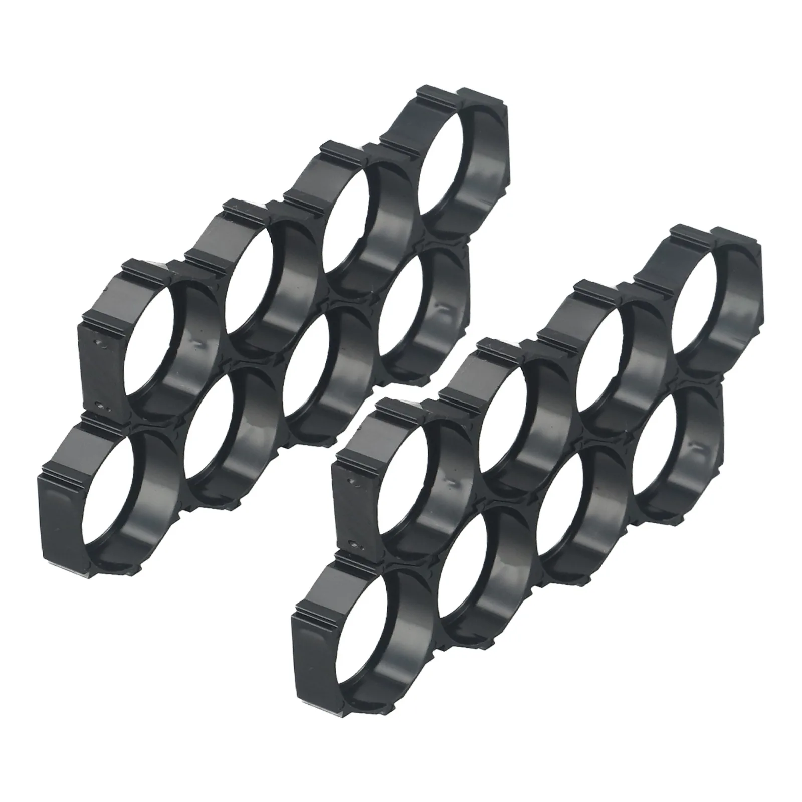 Assembly Holder DIY Projects Battery Stand Brackets Misalignment-free Design PC Material Black Plastic Frame DIY Battery Packs