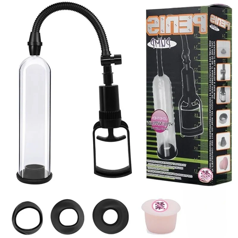 Penis Enlargement Pump for Men with Long & Short Sleeves  Erection Support Sex Toy for Men Penis Extender