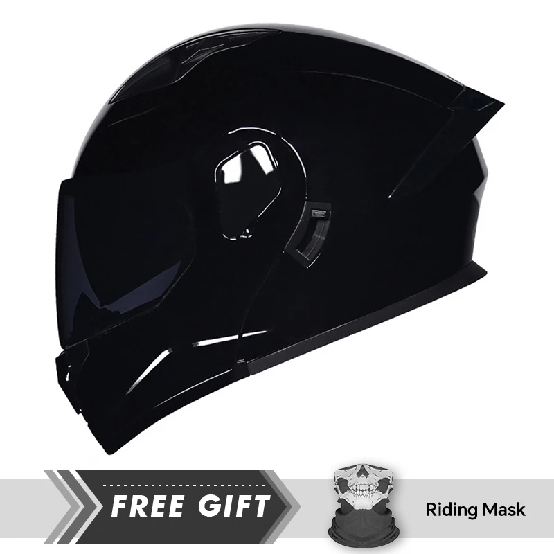 Protection Ventilation Motorcycle Helmets Crash Headpiece Full Face Helmet DOT Certification Modular Helmet Flip Helm