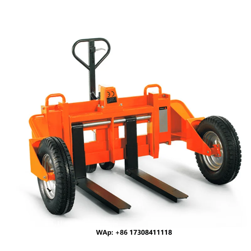 Manual Pallet Truck off Road Big Wheel Pallet Lifter 1ton All Rough Terrain Hand Pallet Jack Transpalette