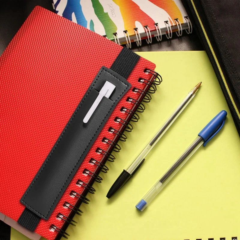 Elastic Notebook Band Holders Pouch Pencil Holder Straps Notebook Planners 12 Pcs