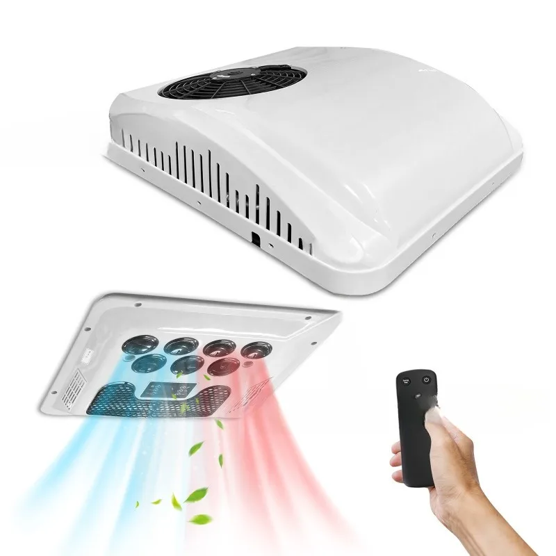 Automotive electric heating and cooling air conditioners 12V, 24V, 48V, trucks, commercial vehicles, parking air conditioners
