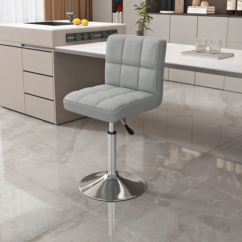 Comfortable Relax Bar Stools Nordic Luxury Retro Party American Unique Bar Stools Ancient Sturdy Soft Metal Banqueta Furniture