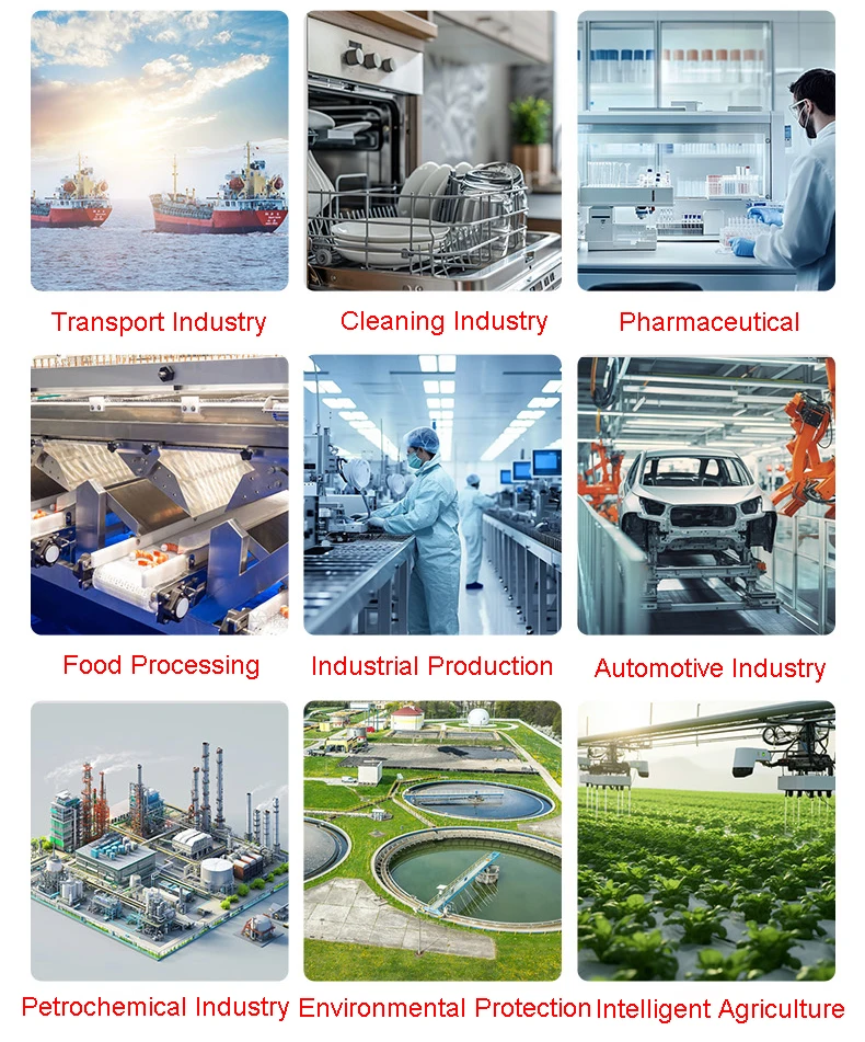 Proportivos da faixa de fluxo 0.5-250SLPM RS485 do sensor de fluxo líquido do vórtice da válvula de agulha
