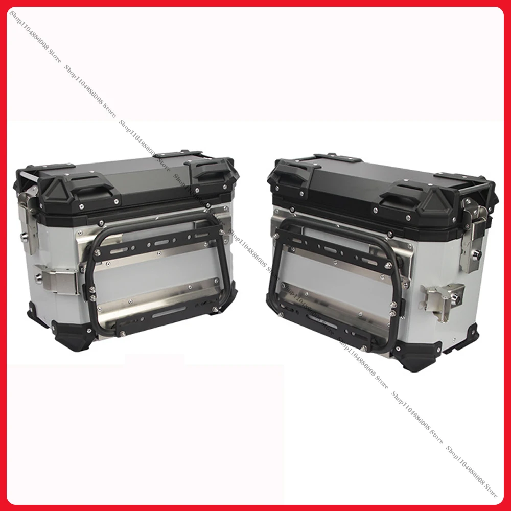 Picture 3: 4PCS Motorcycle Aluminum Alloy Side Box Groove Movable Quick Detachable Side Box Groove Storage Box Bracket Installation