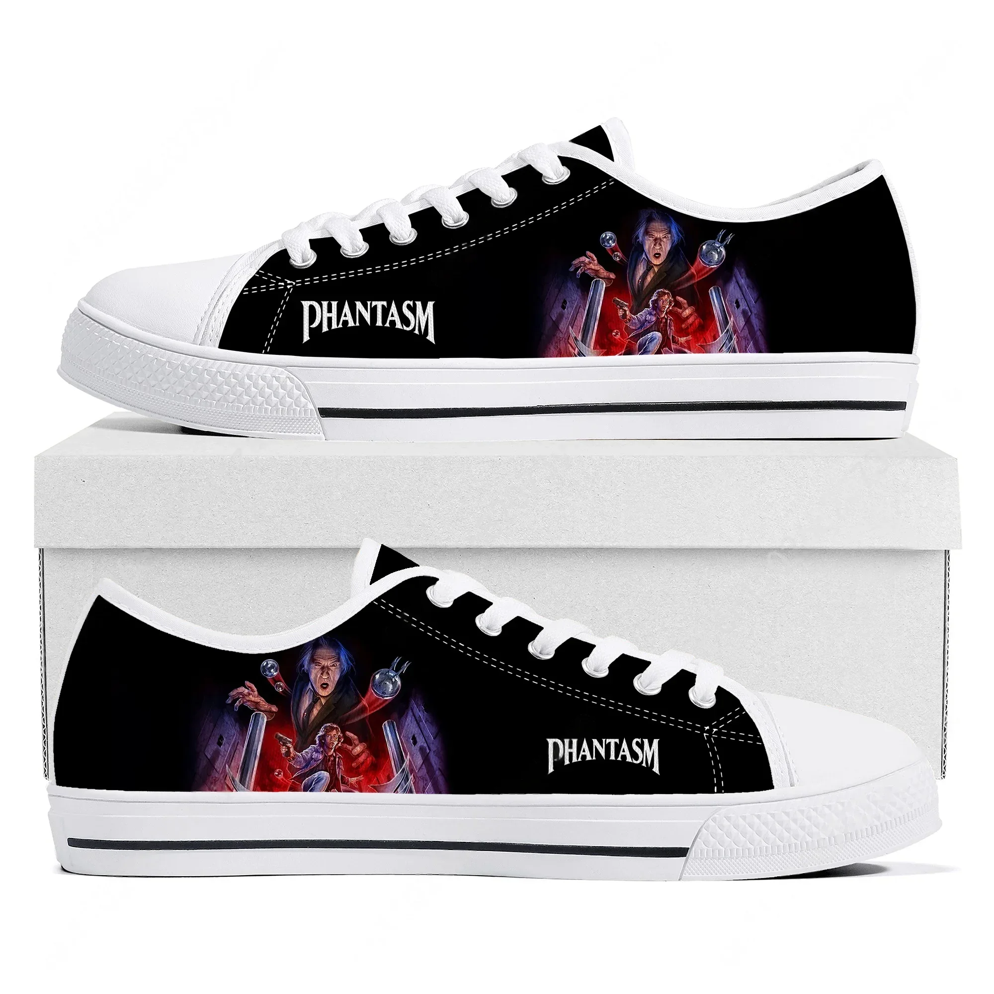 

Кроссовки Phantasm Low Top высокого качества для мужчин, женщин и подростков, холщовые кеды, персонализированная повседневная обувь, обувь с индивидуальным дизайном