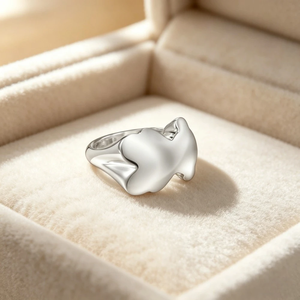 

2026 New Product S925 Pure Silver Bear Ring Women's Original Boutique Accessories Gift C311655530