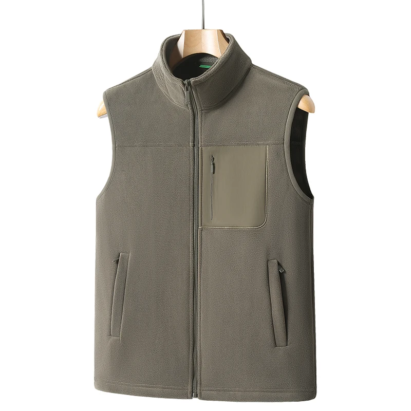 

Men's Vests Casual Winter Fleece Warm Waistcoats New Product Vest Composite Fleece Vest Autumn Winter Windbreaker Vests Clothing