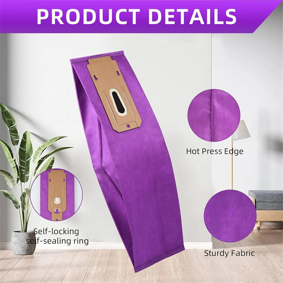 

vacuum cleaner parts 8 Pack Vacuum Bags for Type CC & XL