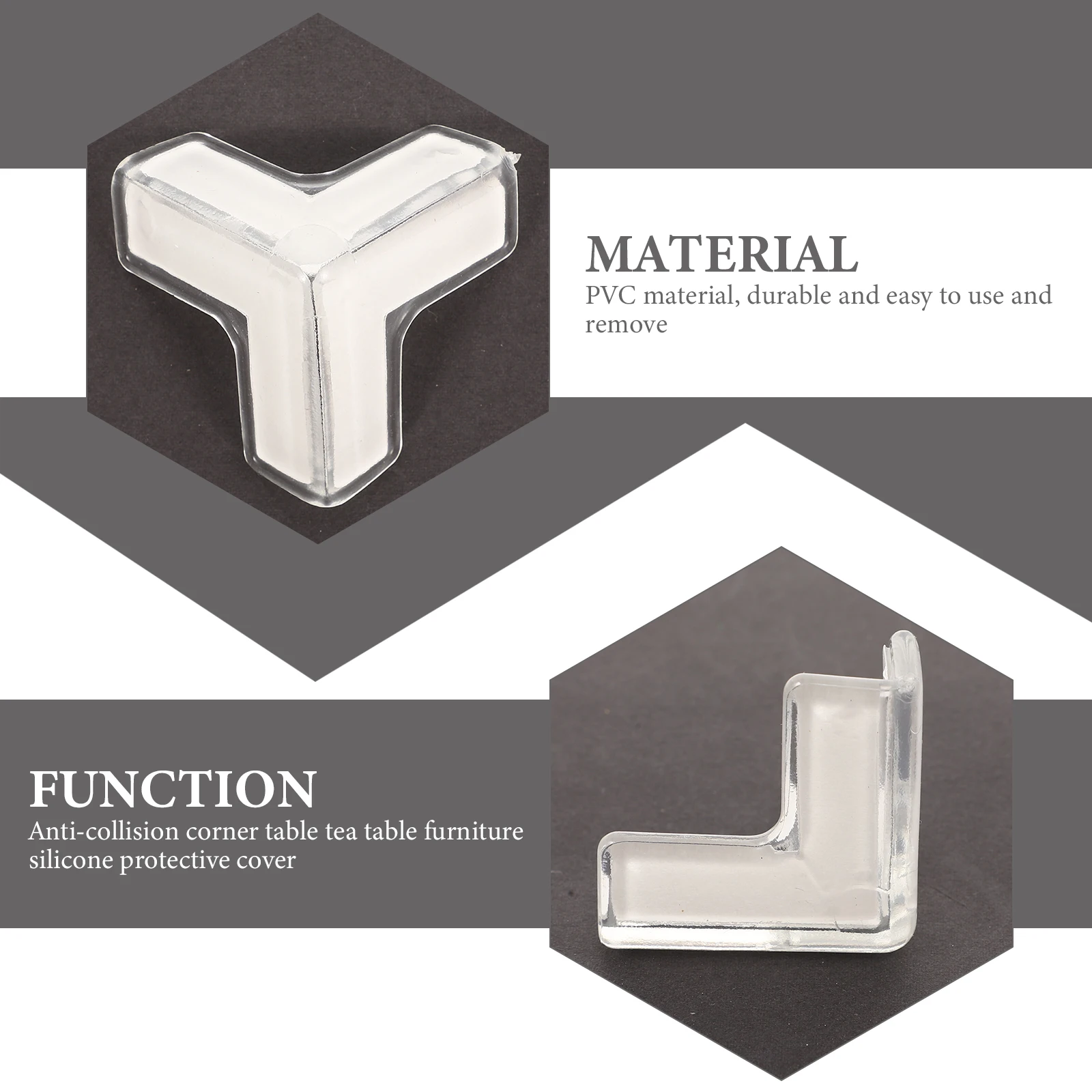 

20 шт., защита от столкновений, угловые защитные бамперы из ПВХ премиум-класса для детей, защита края стола, шкафа, безопасность мебели