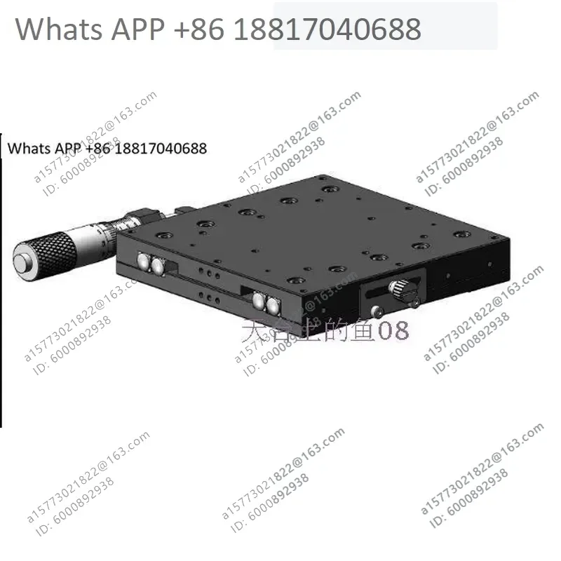 1PC for X125L/R Manual Precision X-Axis Fine-Tuning Alignment Slide Table Linear Cross Roller Guide Rail Displacement
