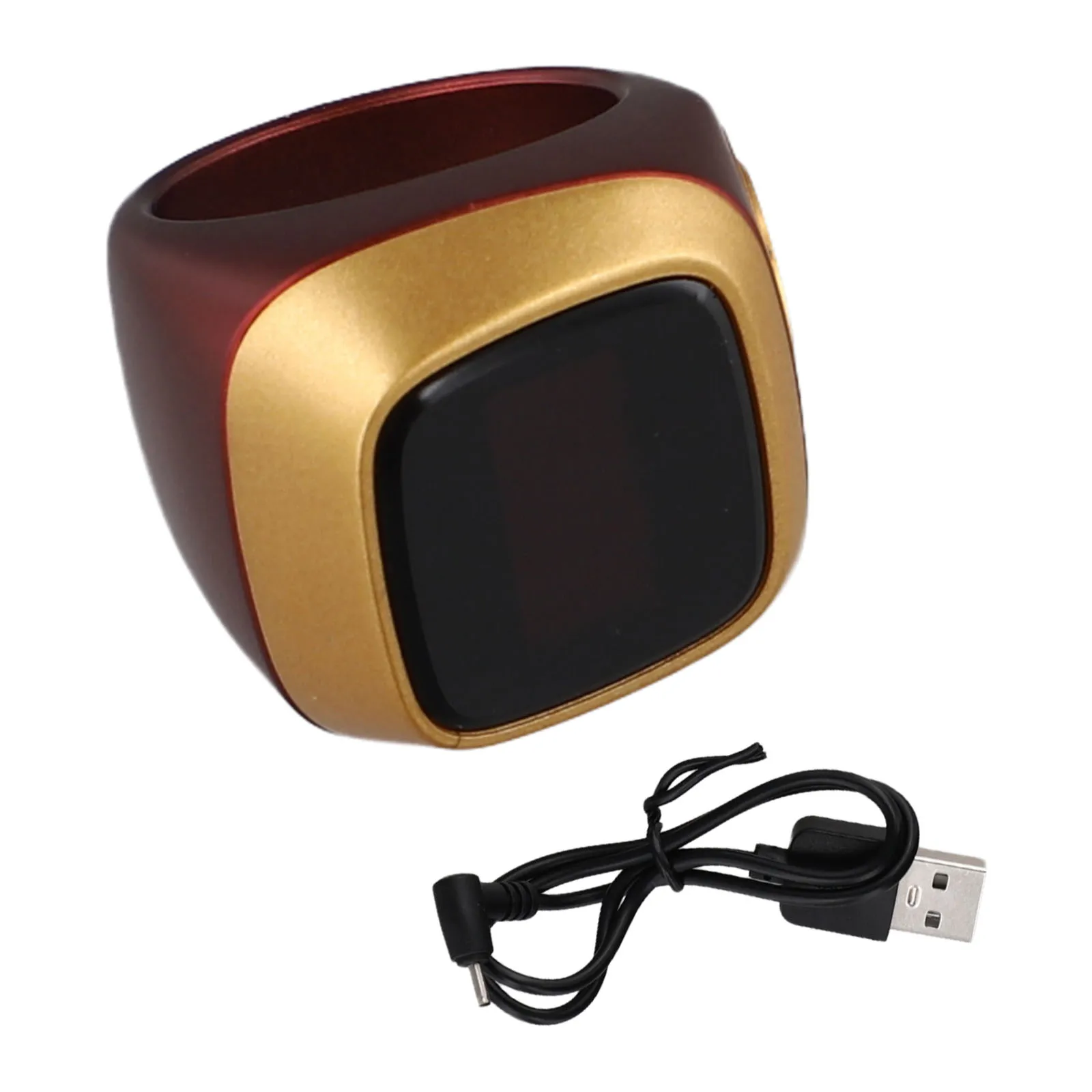 Offres spéciales IQibla Smart Zikr anneau éloge Tasbeeh Tasbih Intelligent numérique pour les musulmans 5 prières rappel de vibrations étanche