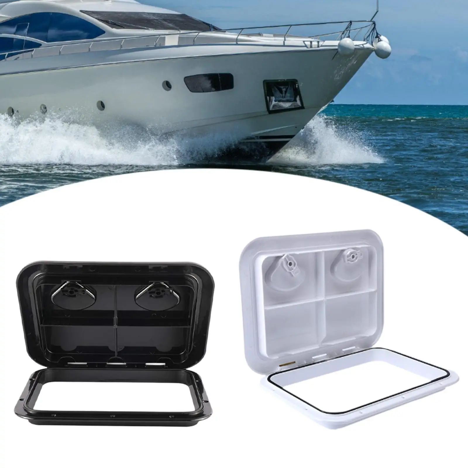 

High Performance Marine Deck Access Hatch Rectangle Design Weatherproof Lid for Interior Boat Protection