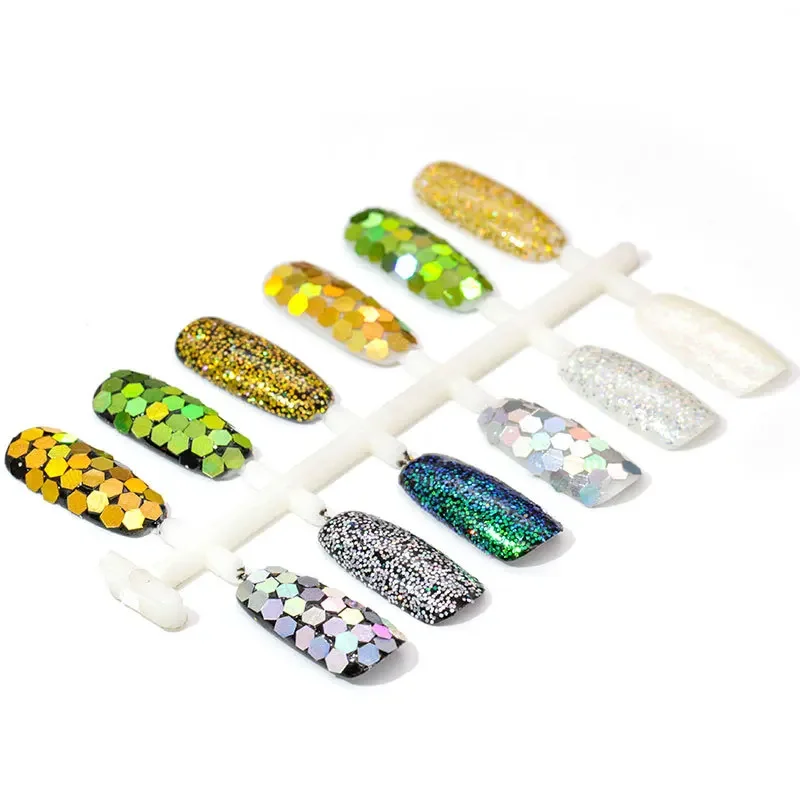 High Quality Onion Powder Joker DIY Nail Glitter Powder Handmade Eye Makeup Hexagonal Glitter DIY Nail Art Decorations