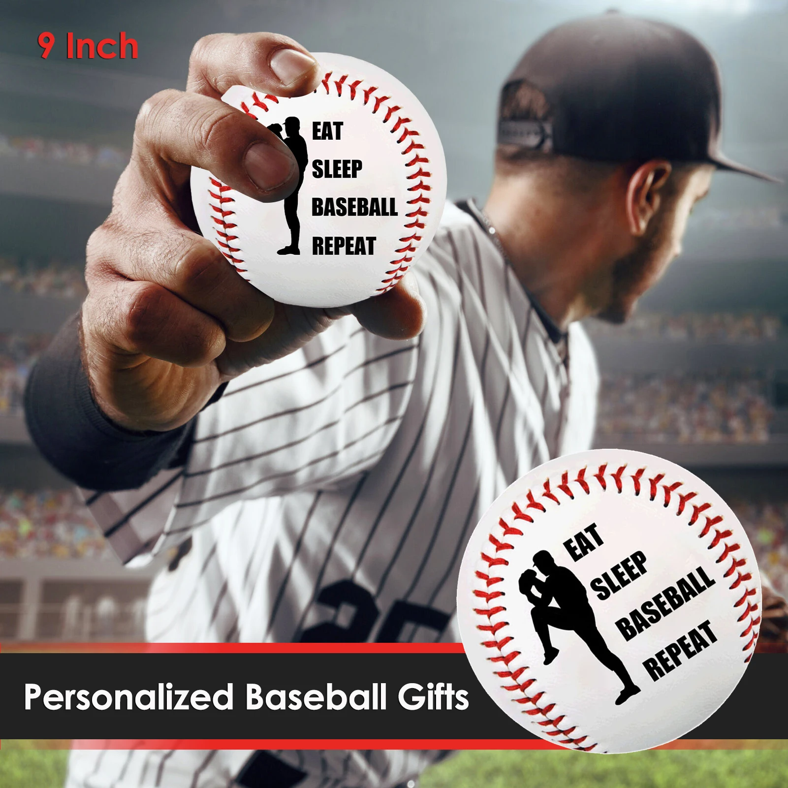 

Memorial Baseball Well-Stitched Practice Baseball Professional Training Official Balls Official Training Practice Ball For Adult