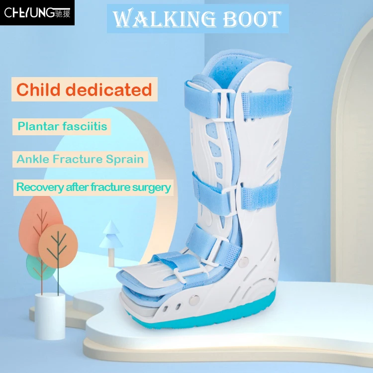 Child Aircast boots ankle joint fixed support ankle sprain fracture walking artifact plaster shoe guard