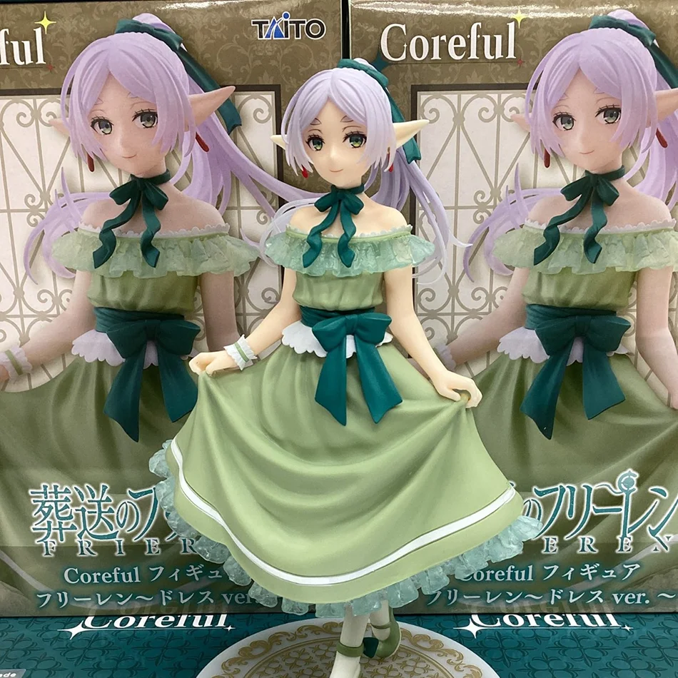 Neue Frieren Beyond Journey's End Anime-Figur Desktop Coreful Frieren im Vollkleid Actionfigur Modellpuppe Spielzeug