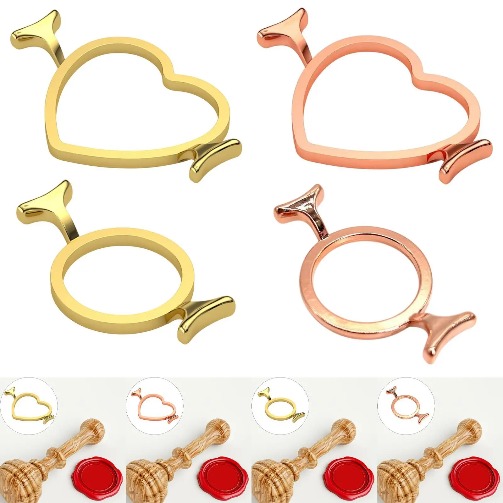 

Инструмент для сургучной печати, металлический сургучный инструмент, подарки на день Святого Валентина, украшение «сделай сам» для 1