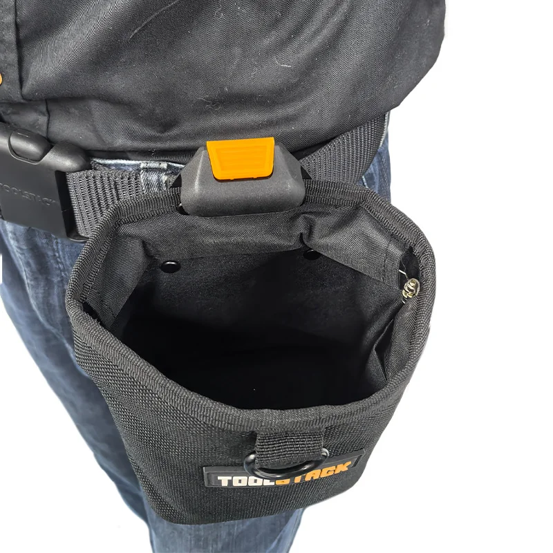 TOOLSTACK Nails Pouch High-Capacity Durable Waist Bag Nails & Screws Toolkit Waterproof Multifunctional Tools Package