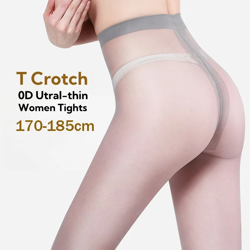 

DOIAESKV 185cm Sexy Seamless Stockings for Womem 0D Sheer Breathable Elastic Pantyhose High Waist Transparent Slim Skinny Tights