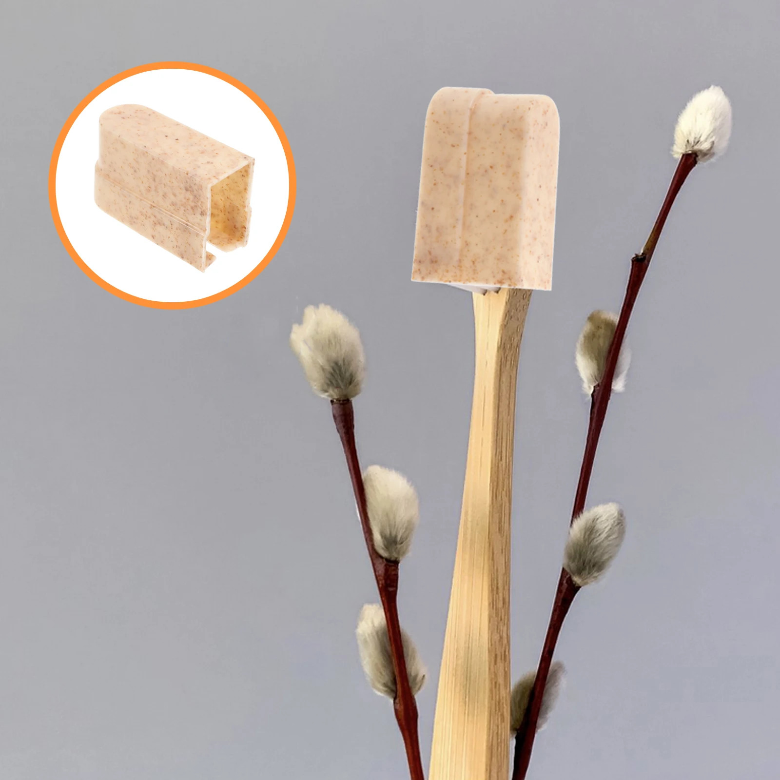

10pcs Toothbrush Head Cover Protective Straw Base Covers Comfortable Convenient Travel Dust Proof Household Universal