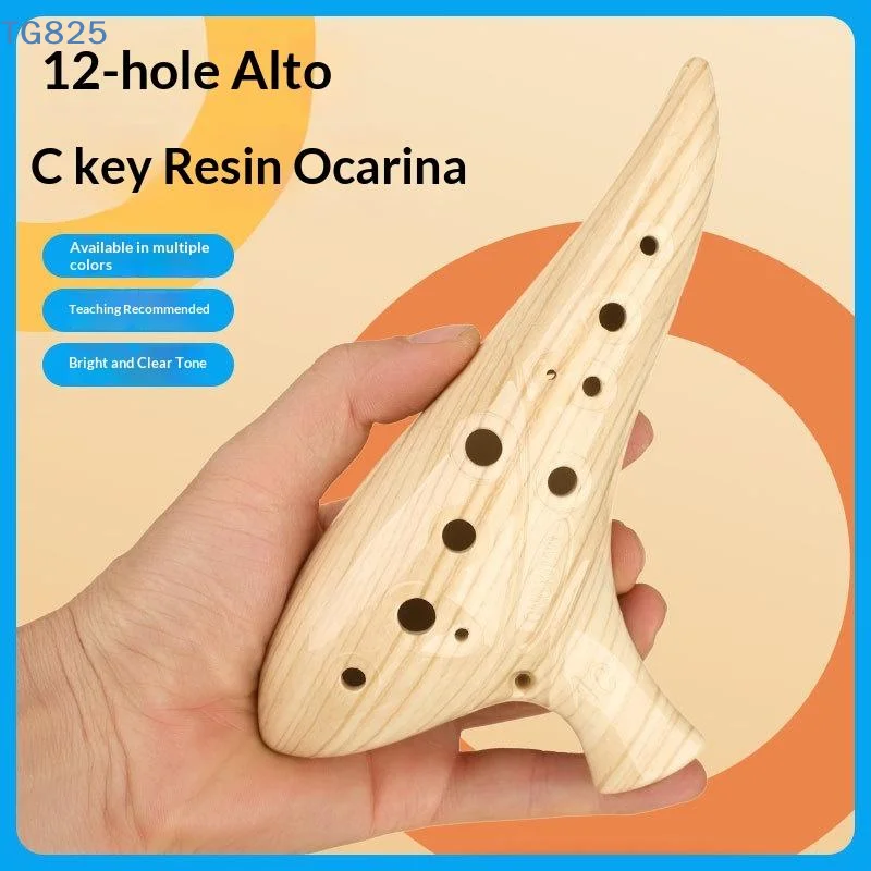 【AN】【AN】12 Hole Ocarina Instru - Ocarina Ceramic ulasan dan harga